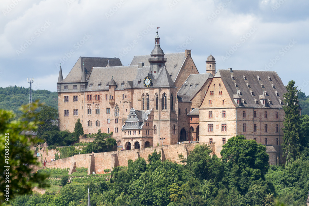 Medieval castle of Marburg an der Lahn