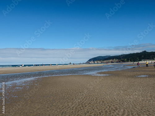 Beautiful landscape of Cannon Beach in Oregon