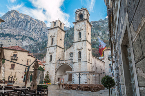 Facade of Kotor Cathedral