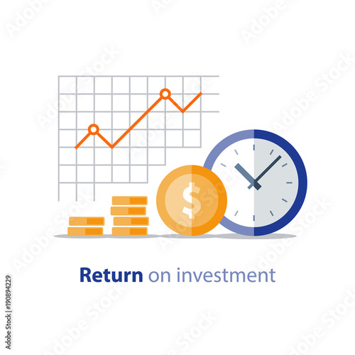 Budget planning, expenses concept, accounting report, income growth, revenue increase