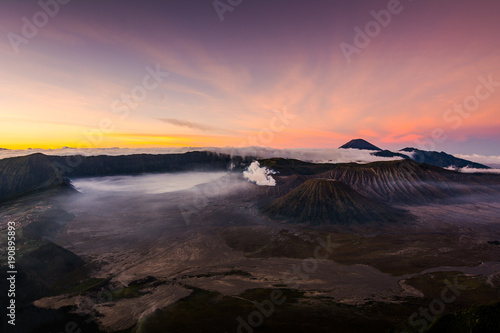Mount Bromo is one of the most impressive active volcano on earth. Admiring it at sunrise is a must if you visit Indonesia © Luca