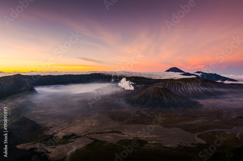 Mount Bromo is one of the most impressive active volcano on earth. Admiring it at sunrise is a must if you visit Indonesia