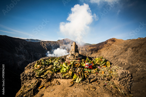 Ganesh altar on the side of Bromo Crater