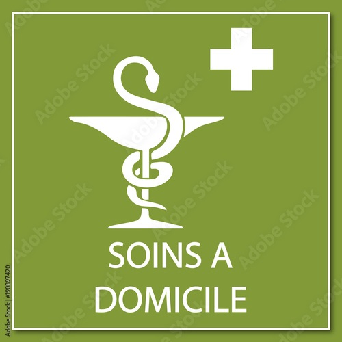 Logo soins à domicile.
