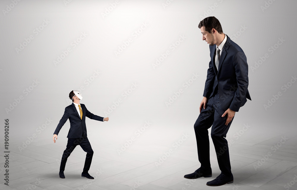Conflict between small and big businessman Conflict between small and big businessman