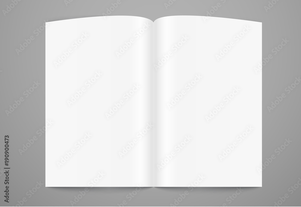 Open book page template. Ready for a content Open book page template. Ready for a content