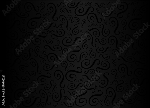 Black ornament vintage background metallic color