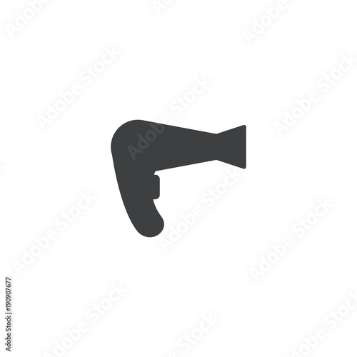 hair-dryer icon. sign design