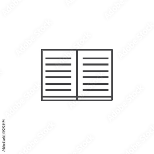 notebook icon. sign design © Rovshan