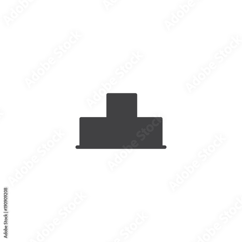 tribune icon. sign design