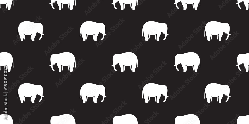 elephant seamless pattern vector isolated background wallpaper black elephant seamless pattern vector isolated background wallpaper black