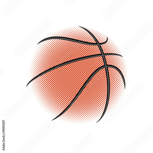 Basketball vector background game. Basket ball dots .