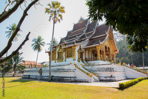Fototapeta Świątynia Haw Pha Bang, w pobliżu Pałacu Kró