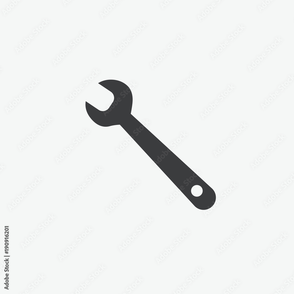 Wrench Vector Icon Wrench Vector Icon