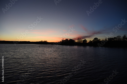 Sunset on Lake Oconee in Georgia