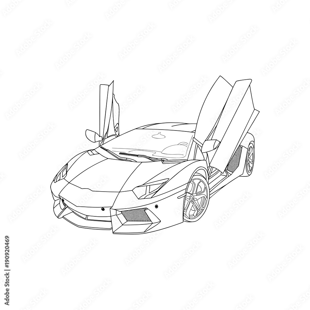 Obraz premium Car icon. Vector Illustration