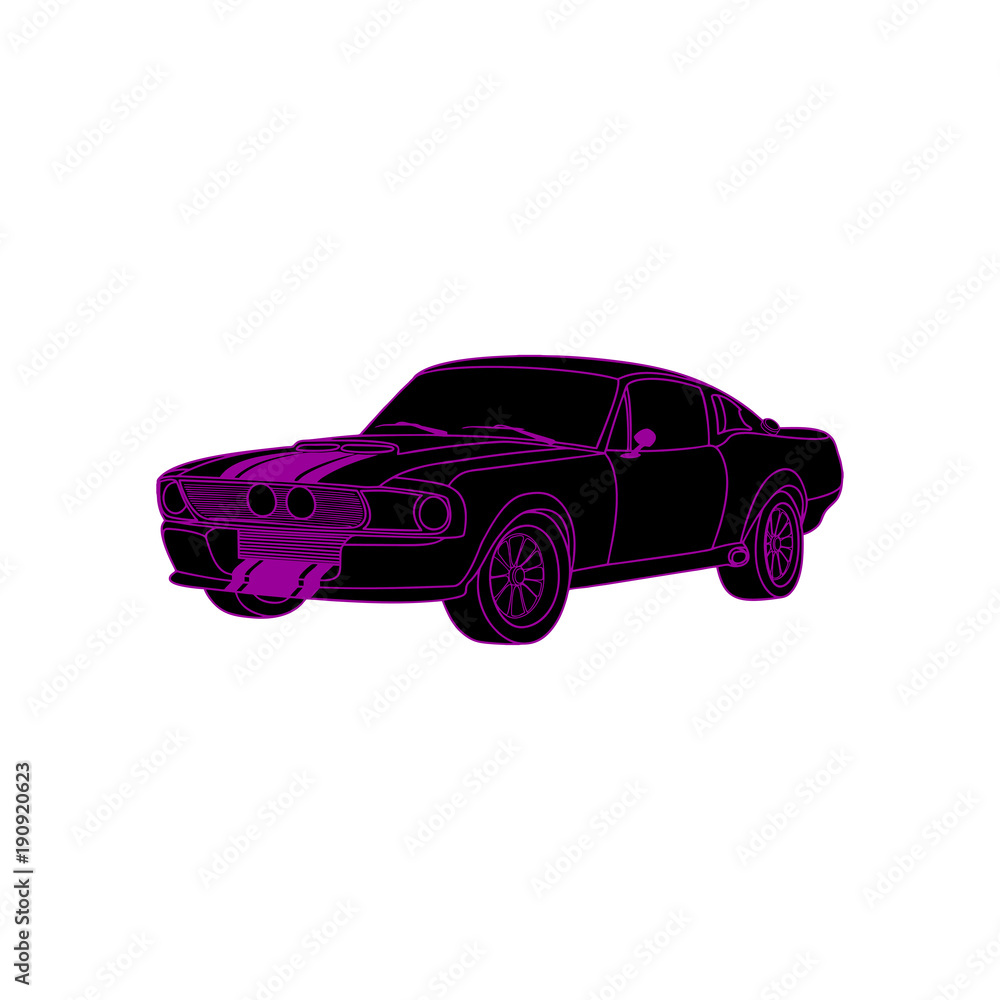 Car icon. Vector Illustration