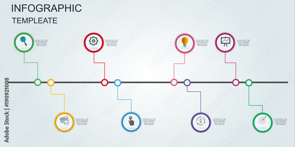 Modern Infographic Options Template Modern Infographic Options Template