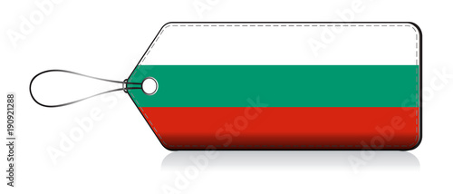 Bulgarian flag leble, Made in Bulgaria