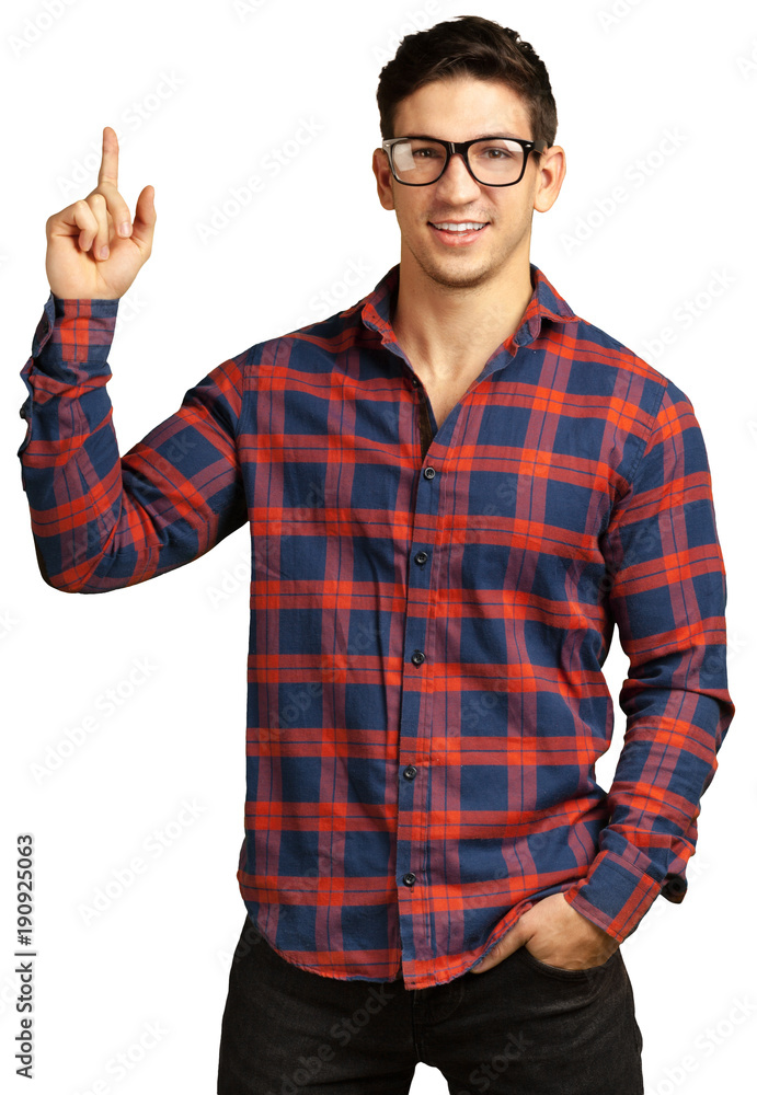 man points with his finger man points with his finger