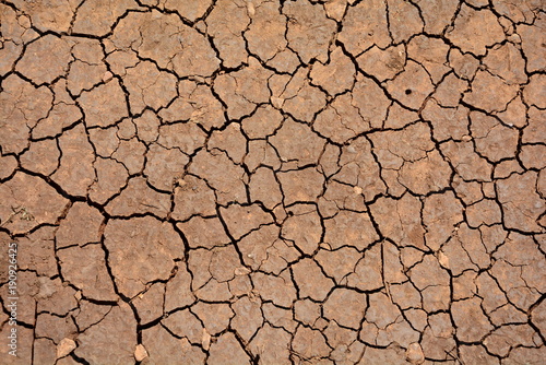Dry brown soil in Andalucia