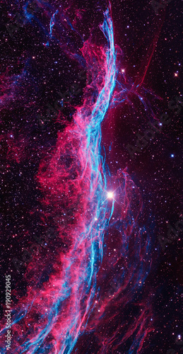 Fototapeta Naklejka Na Ścianę i Meble -  Stars nebula in space.