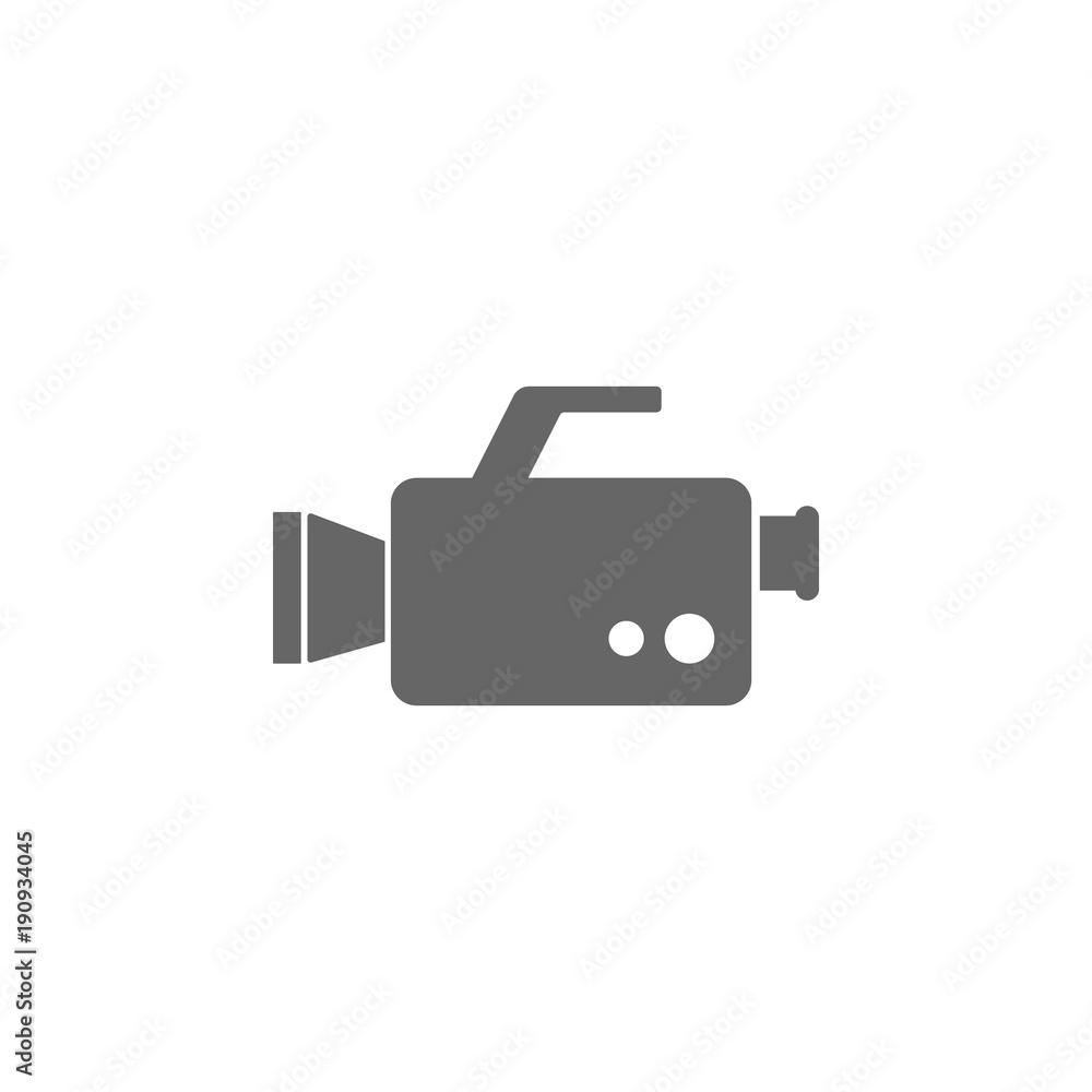 Video camera icon. Simple element illustration. Symbol design from Photo Camera collection. Can be used in web and mobile. Video camera icon. Simple element illustration. Symbol design from Photo Camera collection. Can be used in web and mobile.