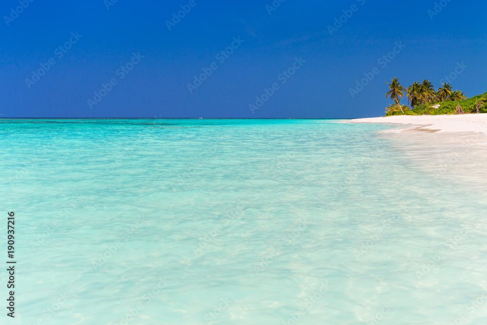 Fototapeta premium Beautiful tropical beach at Maldives
