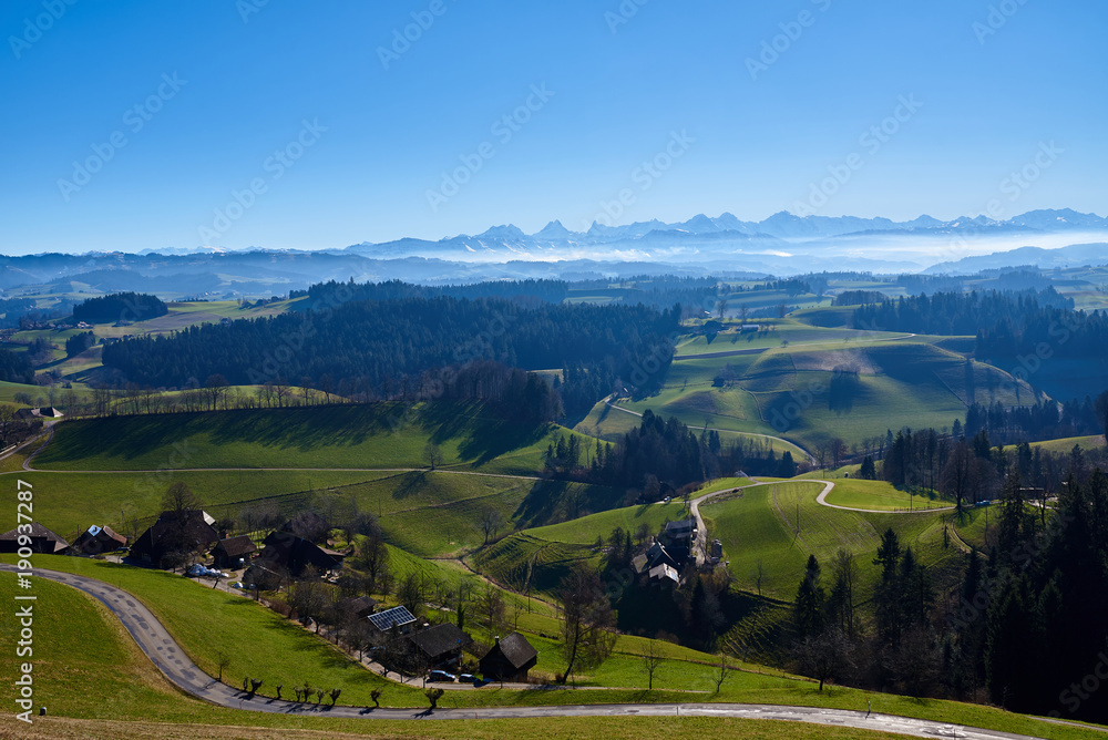 mountain view - Emmental Switzerland