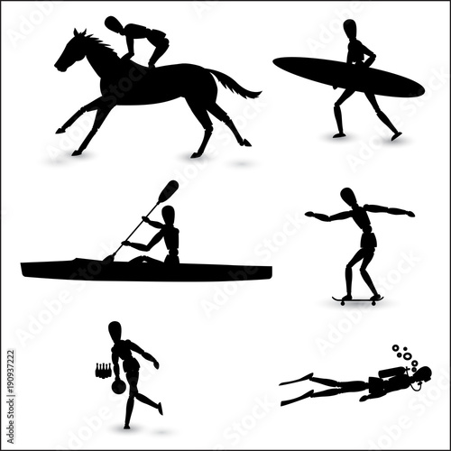 Various sports branches