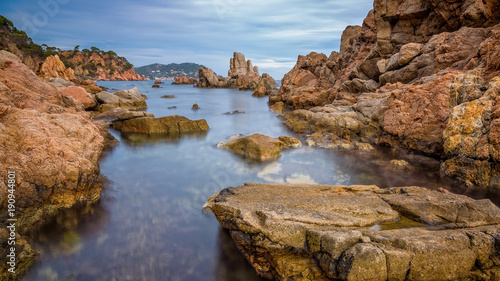 Nice detail from Costa Brava coastal in Spain, La Fosca © Arpad