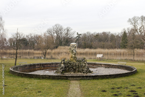 Fountain at Karolyi palace photo