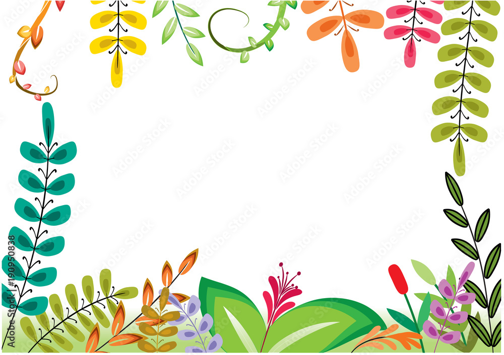 Fototapeta premium plant and leaf backround