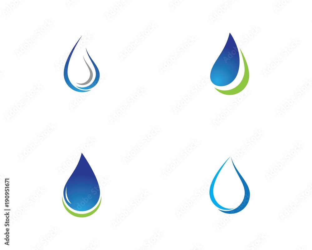 water drop Logo Template water drop Logo Template