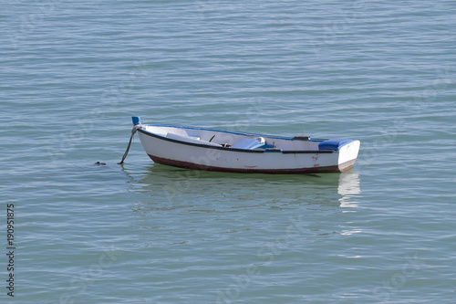 small boat in the sea
