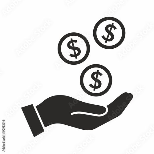 Income. Vector icon.