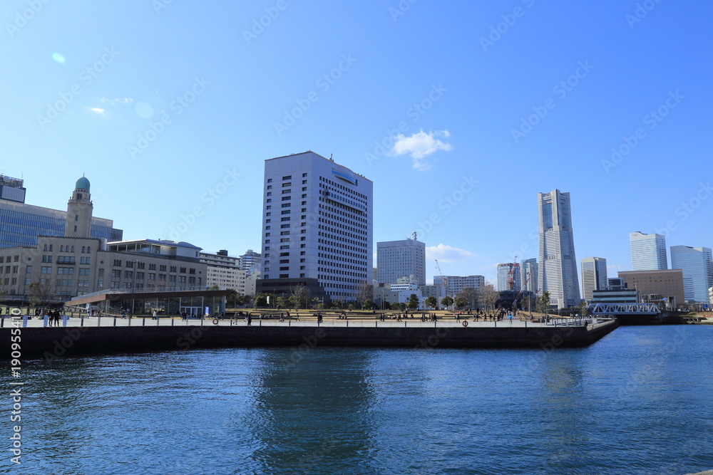 横浜市みなとみらいの風景 ( 2018年2月4日 )