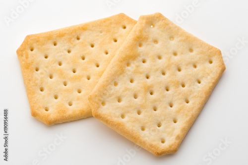 Toast bread isolated on the white background.