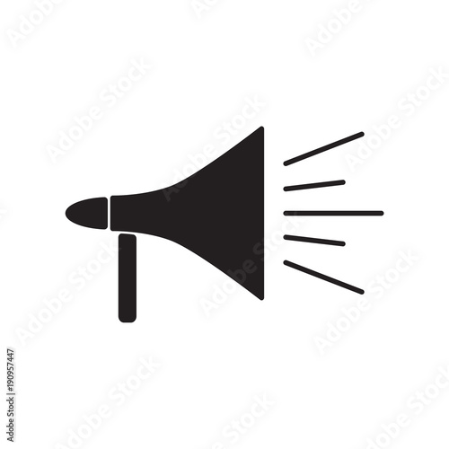 megaphone icon- vector illustration