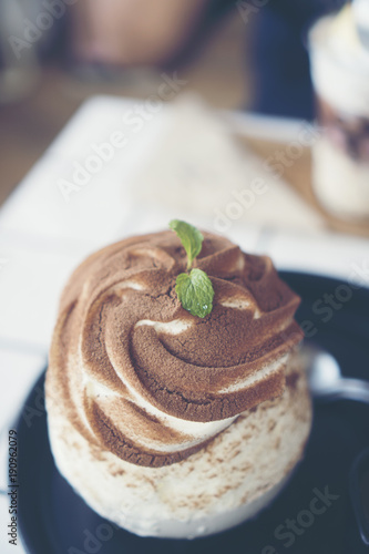 chocolate ice-cream cake