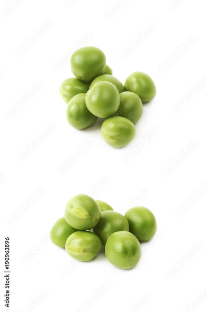 Green pea bean isolated Green pea bean isolated