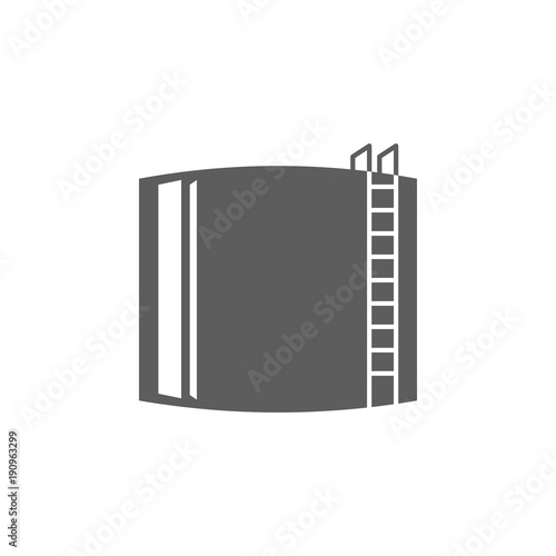oil storage icon. Element of oil and gas icon. Premium quality graphic design icon. Signs and symbols collection icon for websites, web design, mobile app