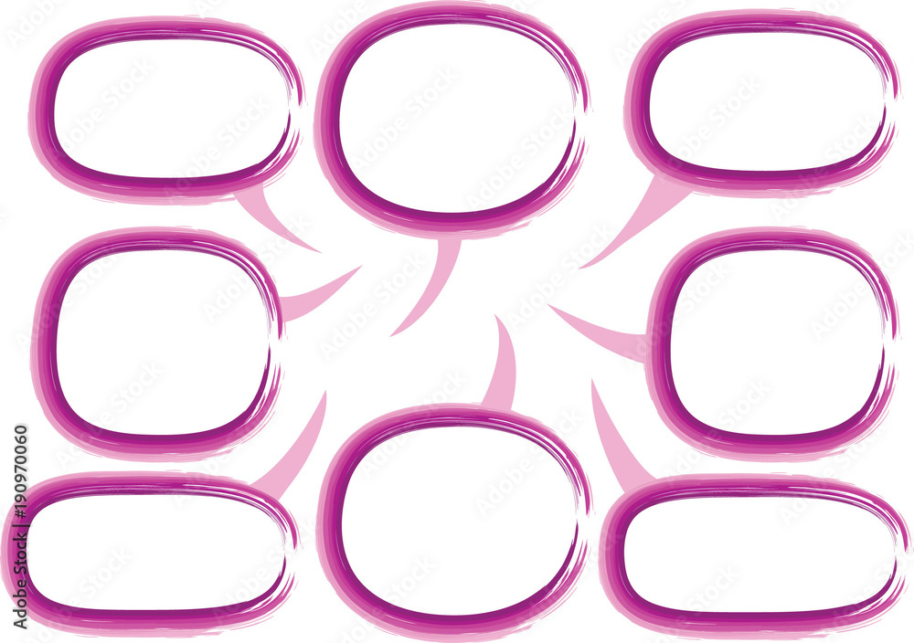 speech bubble set speech bubble set