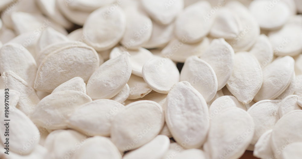White pumpkin seed White pumpkin seed