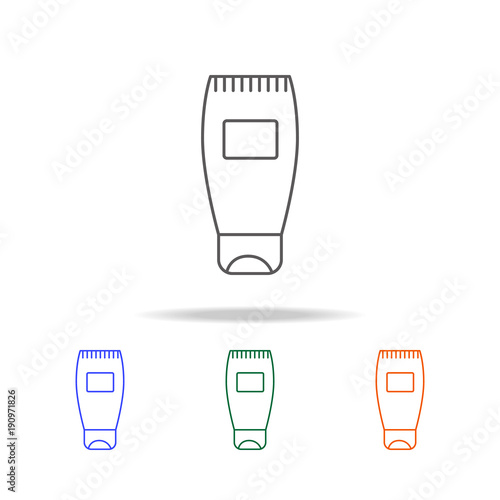 Epilator icon. Element multi color female accessories icons for mobile concept and web apps. Thin line  icon for website design and development, app development. Premium icon