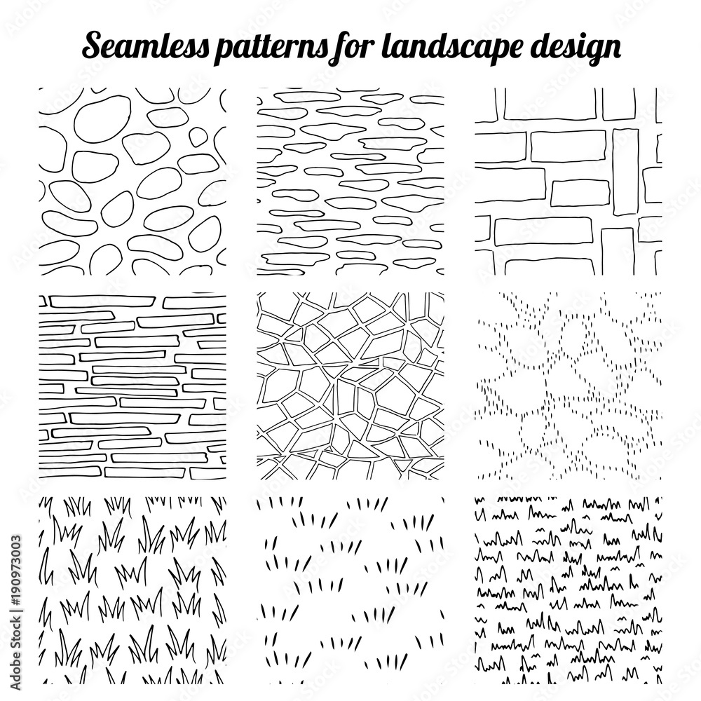 big-collection-of-seamless-patterns-for-landscape-design-endless