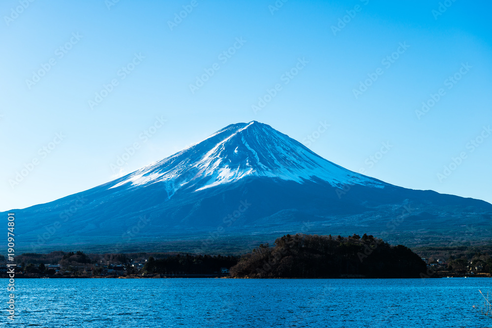 富士山と河口湖