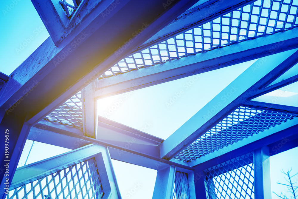 Fototapeta premium Steel structure landscape