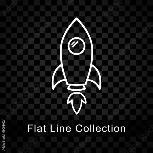 rocket icon on checkered background