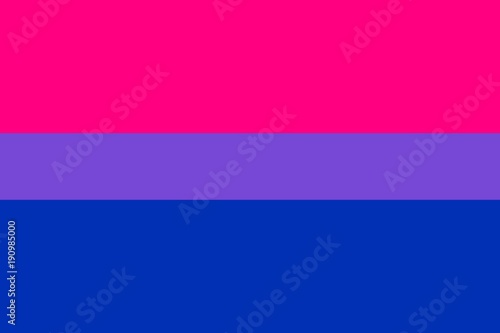 Bisexual canvas movement lgbt, flat icon. Flag of sexual minorities, gays and lesbians. Vector illustration of a colorful sign